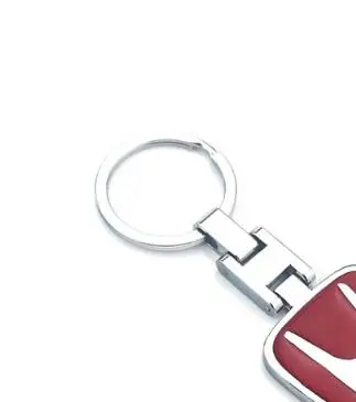honda 1 шт. автомобильный брелок с логотипом эмблемой, брелок, значок на цепочке для Chevrolet Kia Lexus mazda Suzuki Skoda Volvo - Название цвета: honda