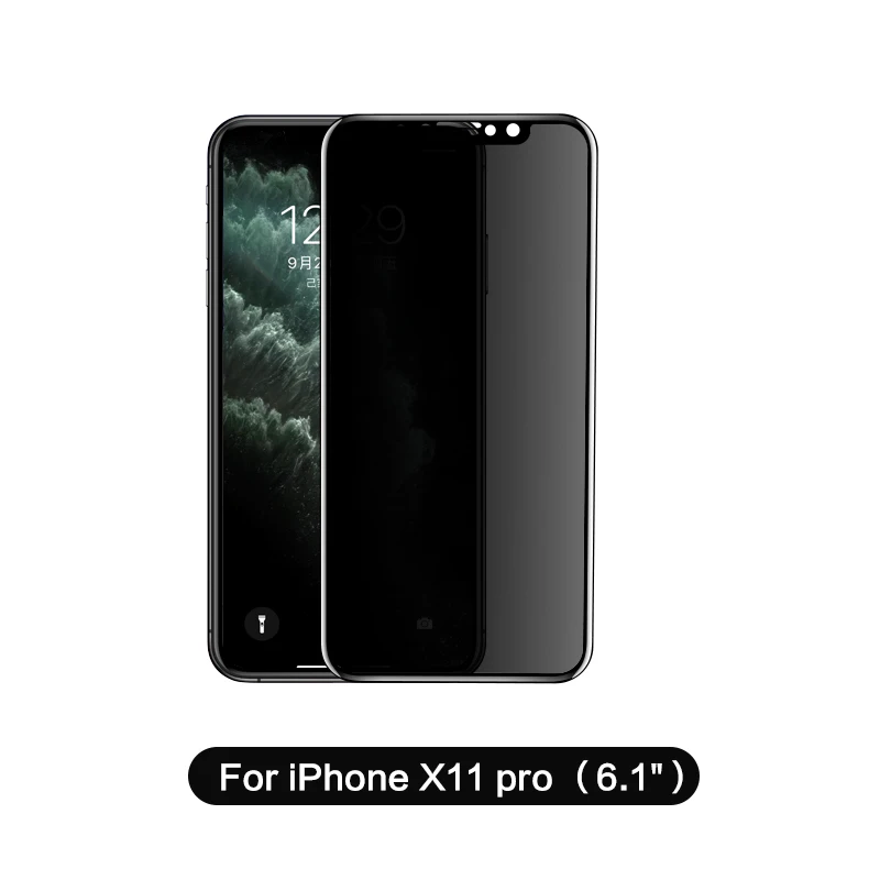 SmartDevil Антибликовая Защитная пленка для экрана iphone 11pro макс. закаленное стекло для iphone Xr Xs max пленка для уединенности защитная - Цвет: For iPhone 11 pro