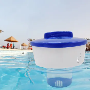 

Magic Pool Cleaning Effervescent Chlorine Tablets Cage Disonfectant Swimming Pool Clarifier Chemical Floating Dispenser
