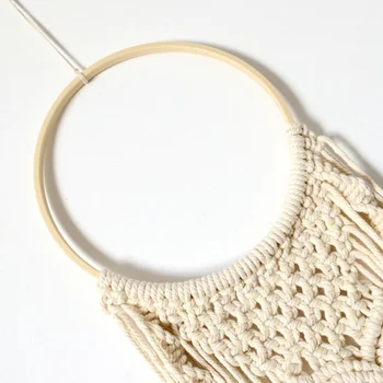

12pcs Dream Catcher Round Ring DIY Round Ring Dream Catcher Bamboo Round Ring (10cm)