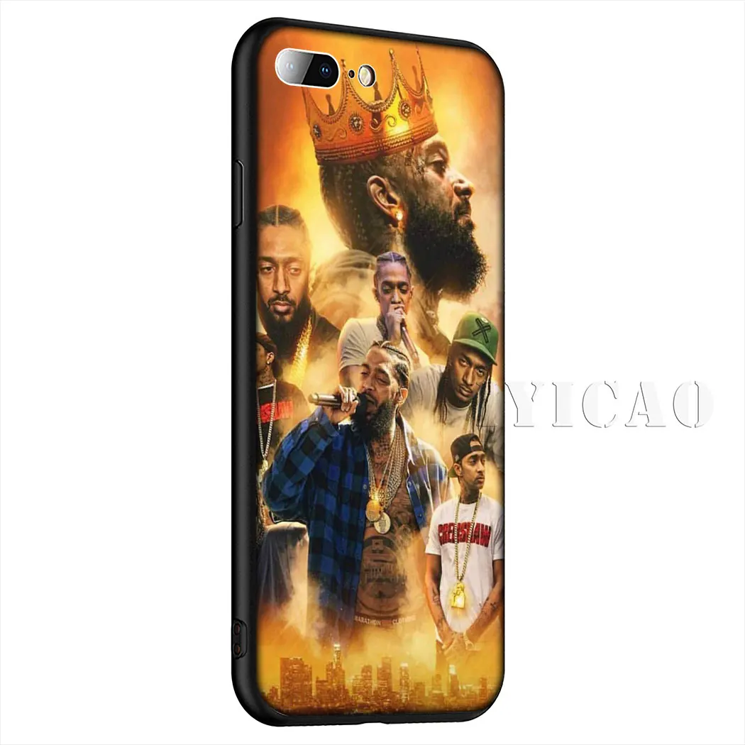12 Мягкий силиконовый чехол Nipsey Hussle для iPhone 11 Pro XR X XS Max 6 6S 7 8 Plus 5 5S SE - Цвет: 12