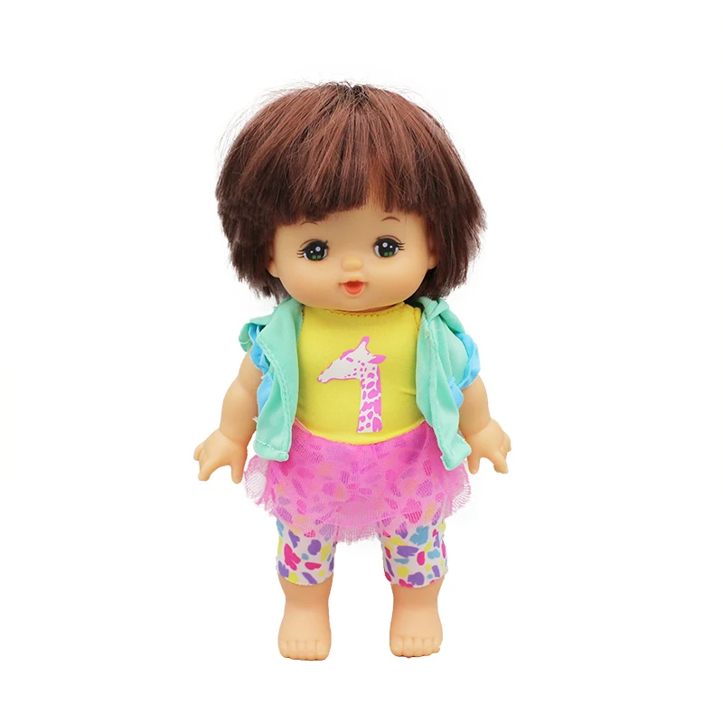 Платье+ пальто для 25 см Mellchan Baby Doll аксессуары для кукольной одежды
