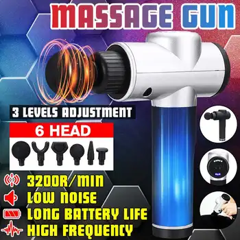

12V 20-Speed Electric Muscle Relaxation Massager Gun Electric Percussion Massage Cordless For Relief Muscle Sport Recovery