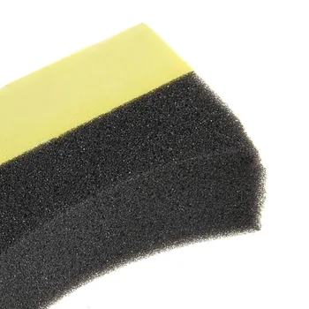 

Automotive Foam sponge Care Supplies Car Car Tyre Brush Curved Foam Sponge Pad New High quality Useful