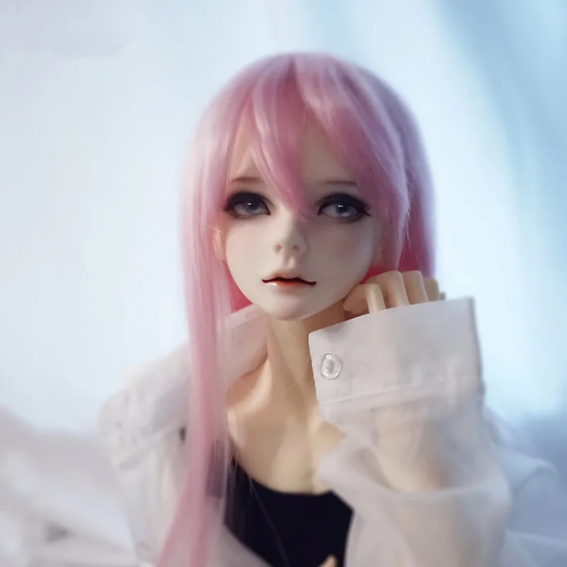 1/3 1/4 MSD SD BJD парики для кукол аксессуары, модный длинный прямой парик с челкой Синтетический волос для кукол игрушка