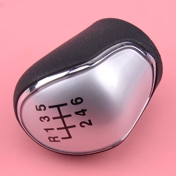 

Car 6 Speed PU Leather Manual Gear Shift Knob Head Fit for Hyundai IX35 2010 2011 2012 2013 2014 2015 2016