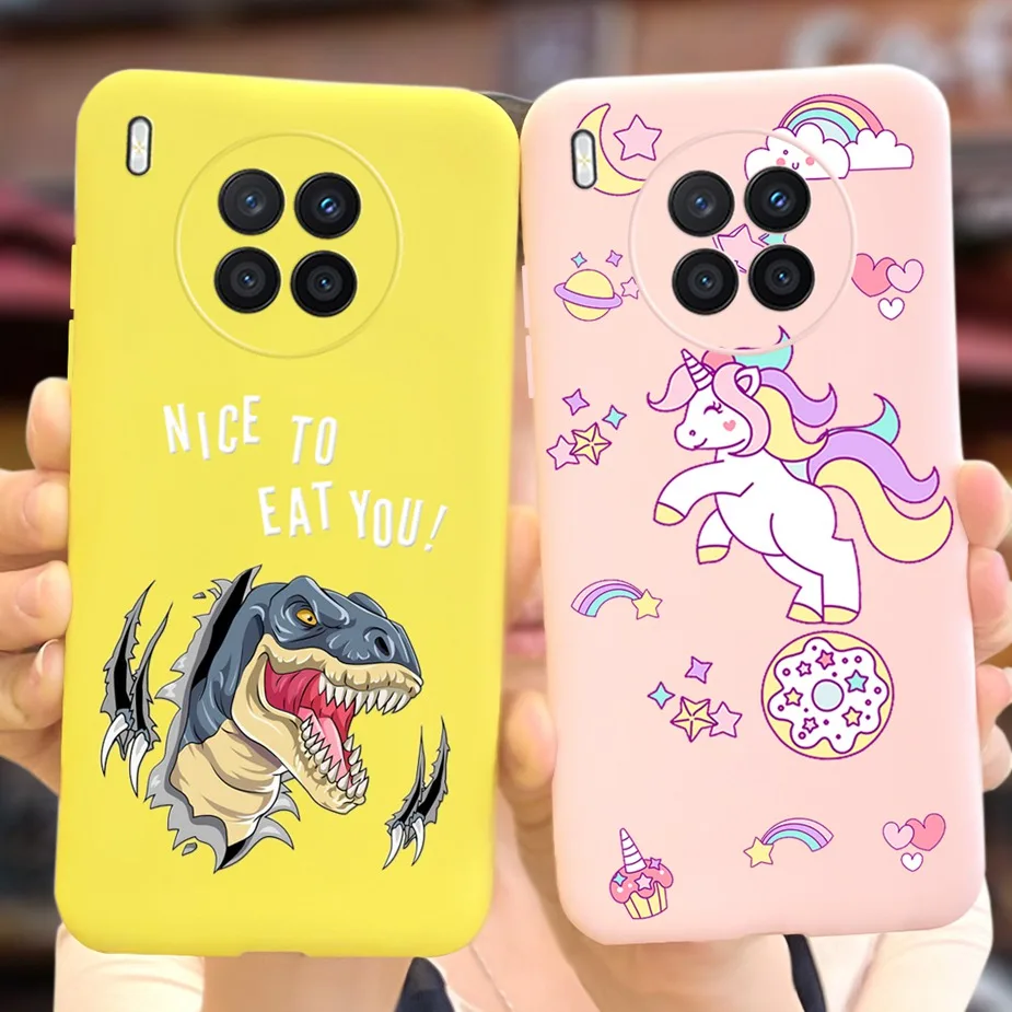 Cute Cartoon Soft Silicone Phone Case - Colorful Protective Cover and Bumper