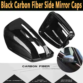 

2Pcs Real Carbon Fiber Side Rear View Mirror Cover Replacement Caps Covers for Mercedes For Benz W204 C250 C300 C63