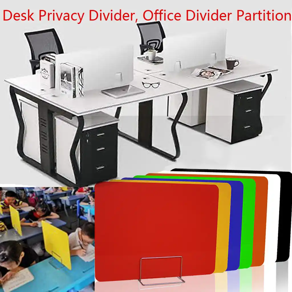 Anti Spittle Desk Privacy Divider Office Divider Partition Desk Separator Panel For Offices Useful Exam Bezel 40x20cm Aliexpress