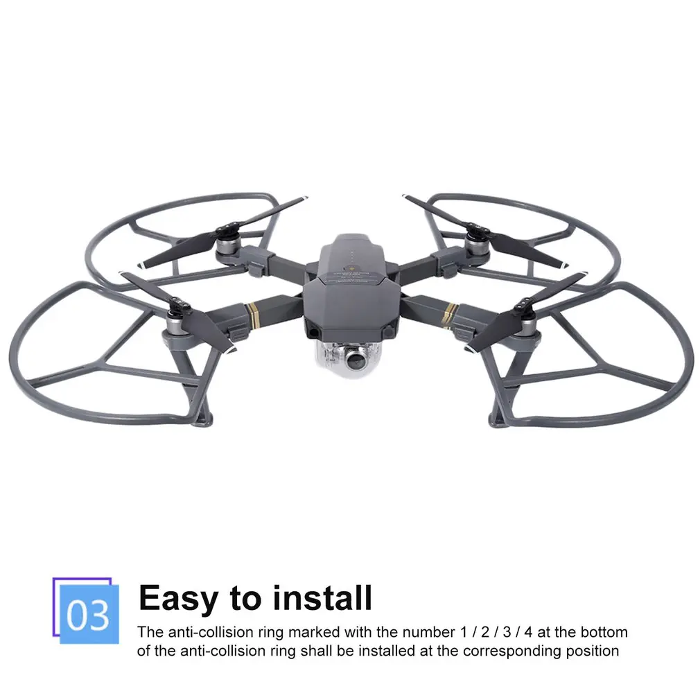Защита пропеллера для DJI MAVIC PRO Радиоуправляемый Дрон Квадрокоптер Опора бампер кольцо защита рамка Дрон защитные аксессуары