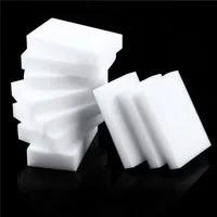 100pcs 100 x 60 x 10mm Melamine Sponge Magic Sponge High Density Eraser Home Cleaner Cleaning Sponges for dish Kitchen 1