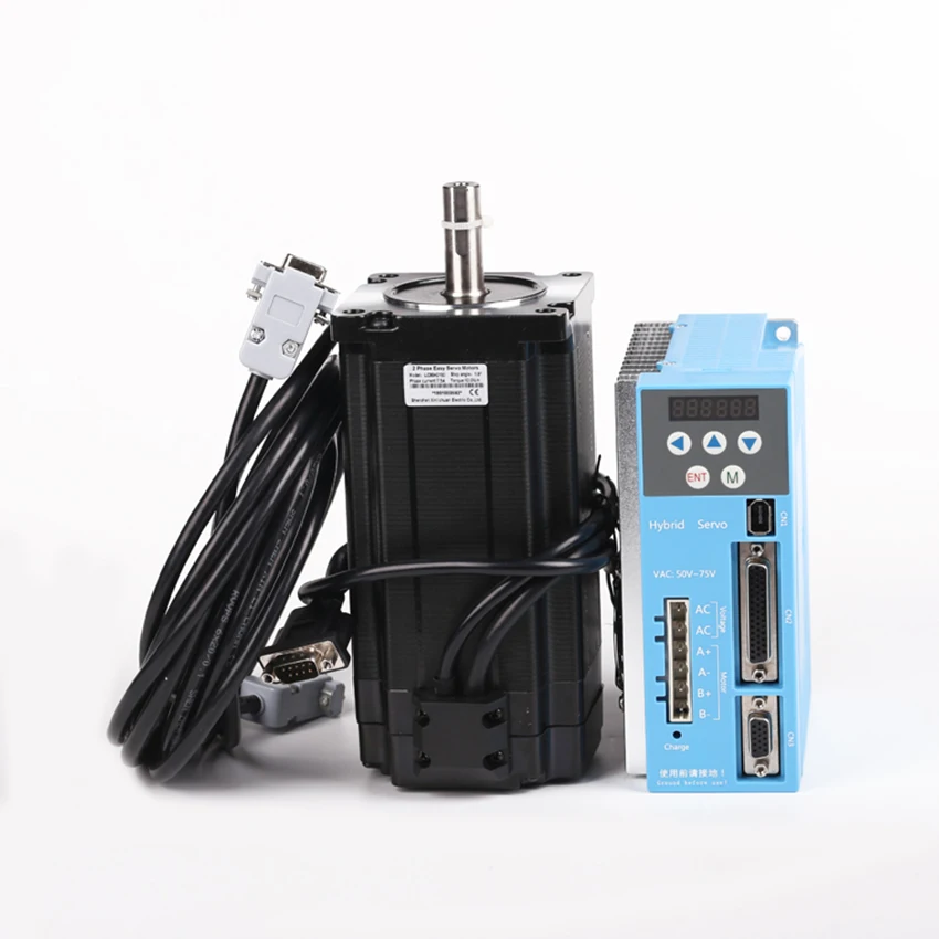 2 фазы 50 ~ 80VAC 8A Nema34 шаговый серводвигатель 3 Нм Серводвигатель LC86H260 + LCDA808H