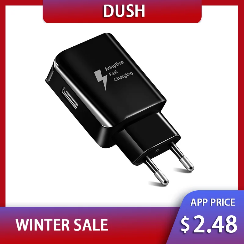 Быстрое зарядное устройство DUSH QC 3 0 USB US EU Uk универсальное быстрое адаптер для