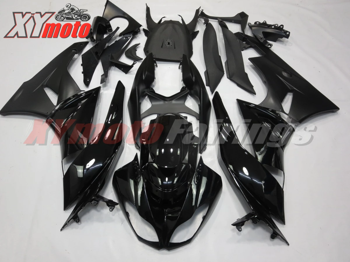 Мотоцикл обтекатель комплект для Kawasaki ZX6R 636 2009-2012 литья под давлением ABS Полный Обтекатель ZX 6R 09-12 глянцевый черный кузов