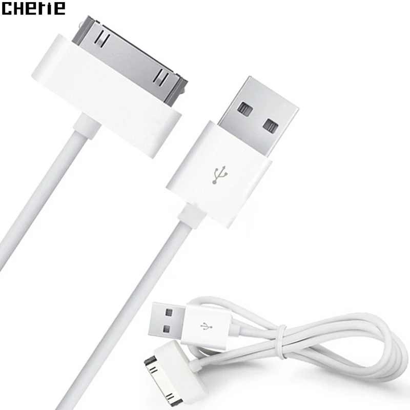 Cherie USB кабель зарядный Cargador для iphone 4 s 3 3G iPad 1 2 iPod Nano itouch 30 контактный usb зарядки и