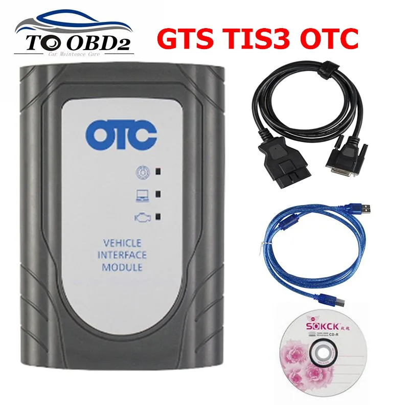 

High Quality GTS tis3 OTC scanner V14.10.033 Professional FOR Toyota IT3 Global Techstream GTS OTC VIM OBD Scanner Tool