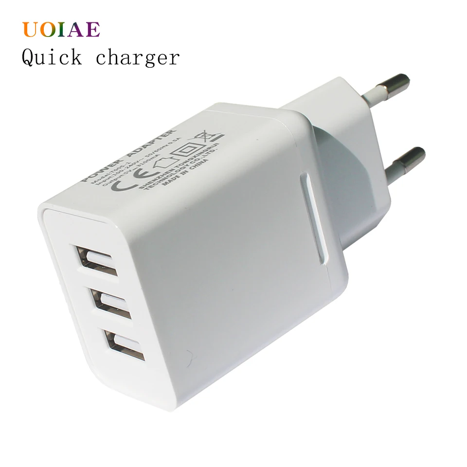 UOIAE быстрое зарядное устройство USB зарядное устройство для мобильного телефона для iPhone X 11 портативное быстрое зарядное устройство для huawei 9 Xiaomi 8 samsung S9 мобильный телефон