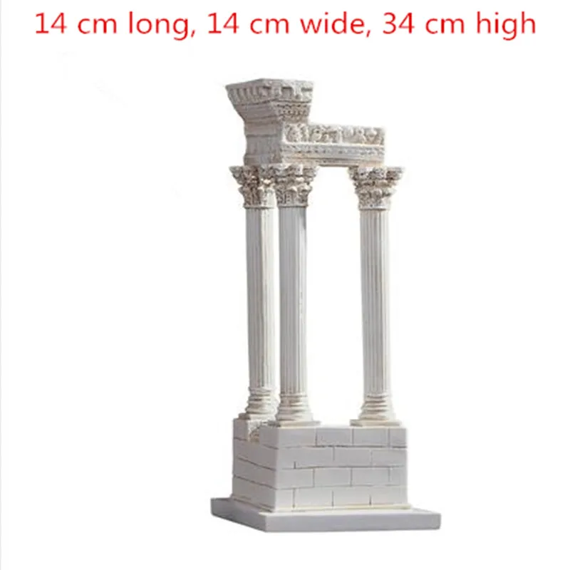 European retro Roman column model crafts creative home accessories resin furnishings shooting props