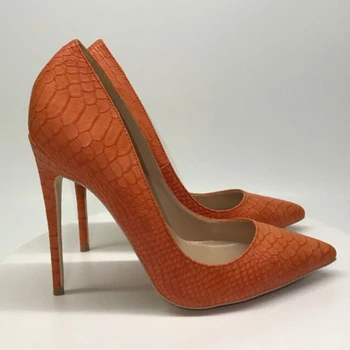 

High heels sexy women elegant heel shoes quality thin heel point toe 12cm patent leather pumps meeting party shoes 2020