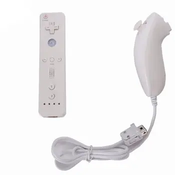 

EastVita Remote Controller 1 Set For WII Left and Right Handle for wii Built in motion sensor No Silicone No Hand Rope r30