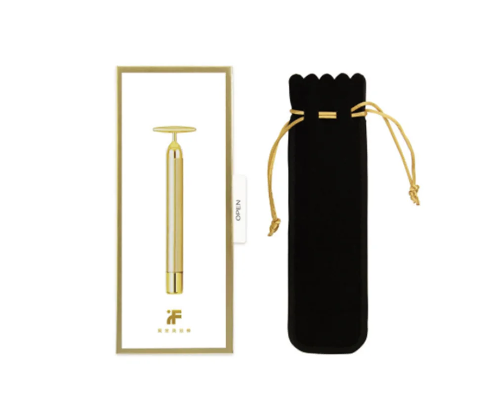 Xiaomi InFace Gold beauty Bar позолоченная Массажная головка ускоряет обмен веществ лифтинг лица устраняет отек спа-инструмент