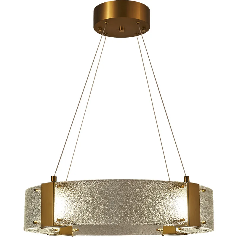 Nordic Modern Creative Stainless Steel Glass Chandelier Dining Room Bedroom Villa Hotel Hall Chandelier