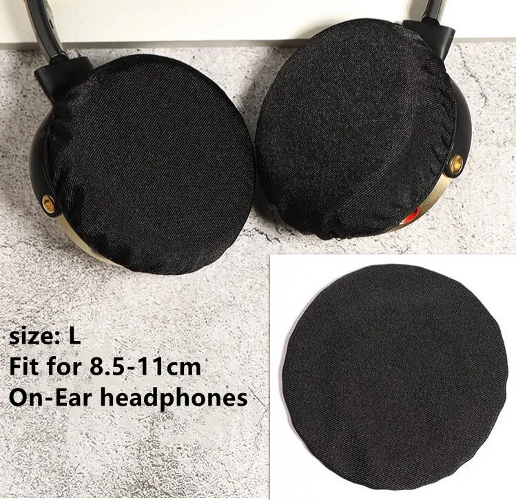 1 paire de housse de protection en lycra casque audio écouteurs de 9 à 11cm