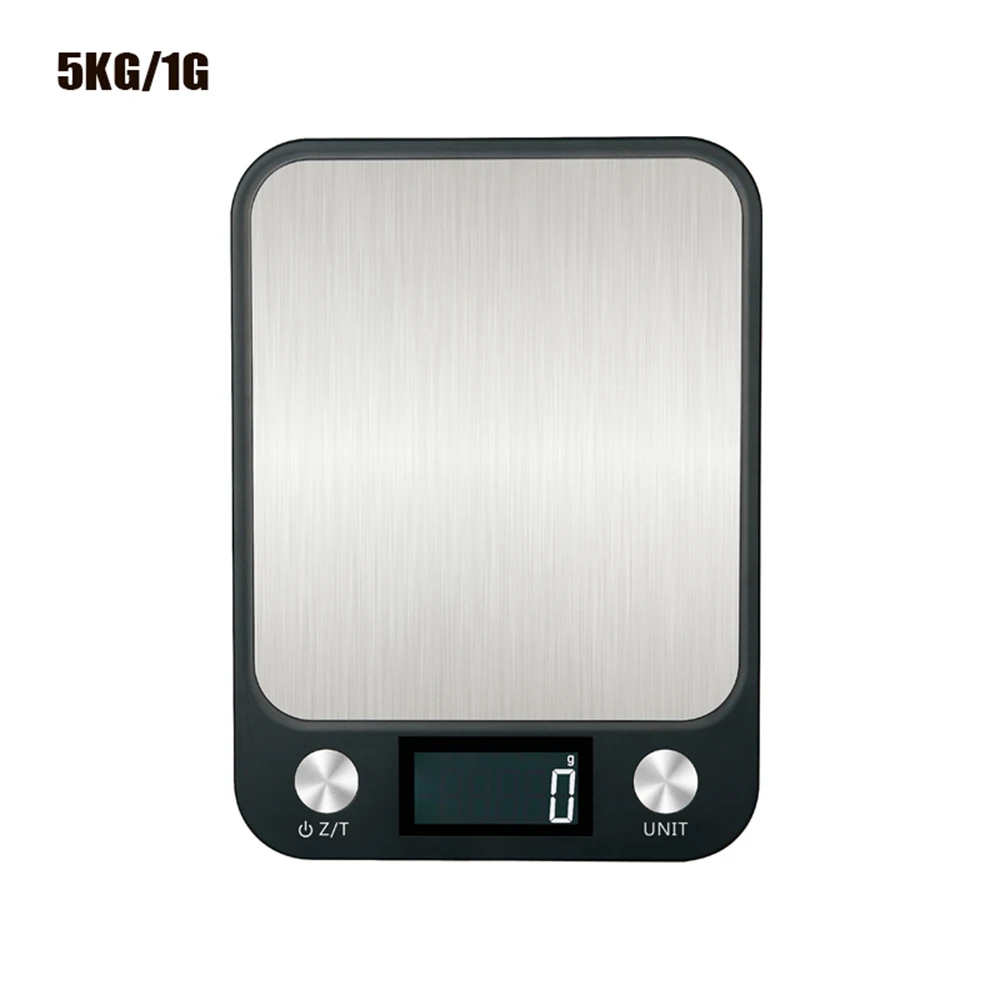 5KG-1G Pawaca кухонный светодиодный цифровой весы 5 кг/10 кг 1 г подсветка из нержавеющей стали электронные весы кухонные для выпечки еда Взвешивание приготовления пищи - Цвет: 5KG-1G