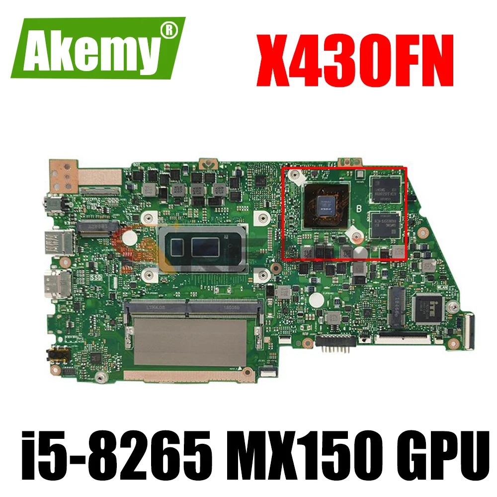 Материнская плата X430FN для ноутбука asus VivoBook S14 X430 X430F X430FA A430F S4300F S4300FN | Компьютеры и
