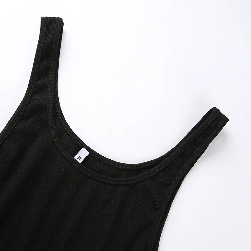 HEYounGIRL High Waist Bodycon Sexy Women Bodysuit Black Spaghetti Strap Bodysuit with Plastic Buckle Short Rompers Jumpsuit Club