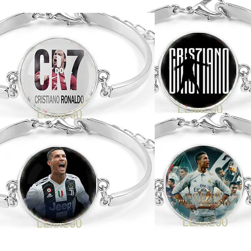 

Cristiano Ronaldo CR7 World Cup Bracelet Soccerwe Footballer Soccer Star Pendant Serie A League Premier Football Player For Fans