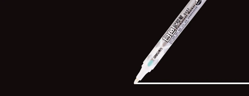 1PC Portable White Permanent Marker Pens Chalk Blackboard Glass Window Car Tyre Tire Tread Rubbe Pens Office School Supplies