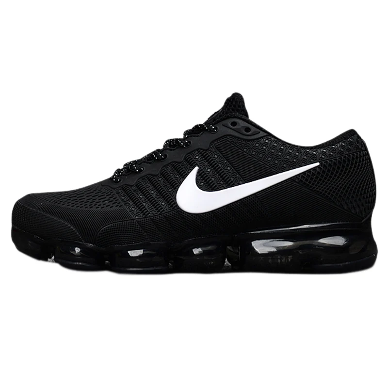 Оригинальные мужские кроссовки Nike Air VaporMax Flyknit противоударные прочные нескользящие кроссовки для бега легкие удобные 849558 для отдыха - Цвет: 849558-001