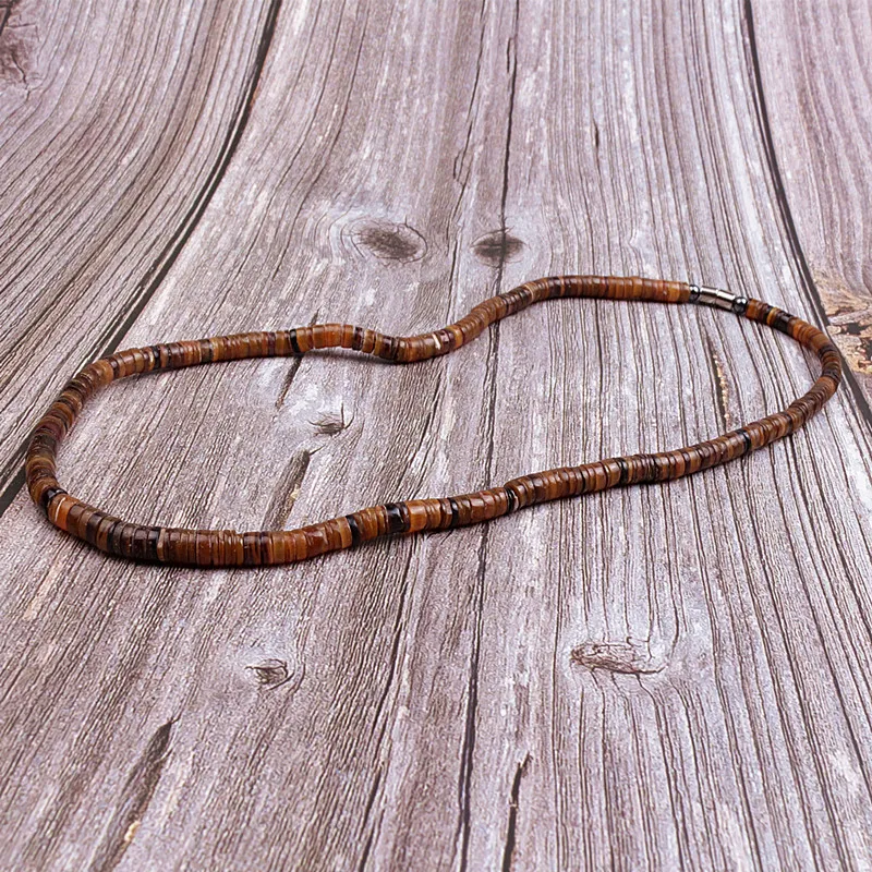 Shell Necklace for Men & Women, Beach Pooka Necklace, Hawaiian Surfer Jewelry - Image 4