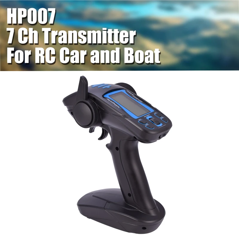 Пульт дистанционного управления Hobby HP007 2 4 ГГц 7 каналов приемник встроенный