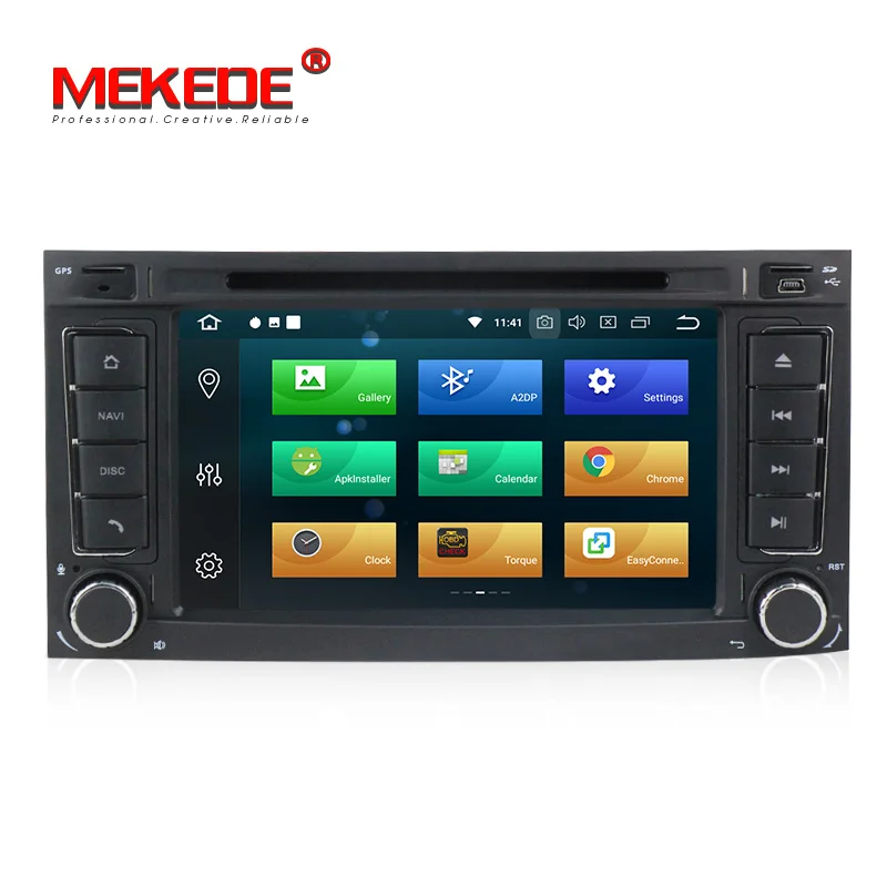 Discount PX5 4+32G HD Android 9.0 2 din 7 inch Car DVD VW Touareg Multivan (2002-2010) GPS BT Radio RDS USB Steering wheel Canbus 2