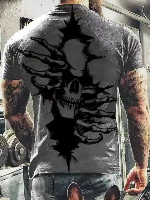 Summer New Style Men's 3D Printed T-Shirts O-Neck Short-Sleeved Stylish And Comfortable Large Size Street Tops Tee Men Clothing ZJM1-10000