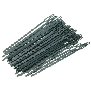 

50pcs/lot Adjustable Plastic Plant Cable Ties Reusable Cable Ties Greenhouse Grow Kits for Garden Tree Climbing Support