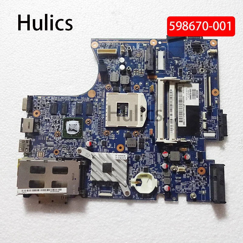 Hulics для HP Probook 4720s 4520s материнская плата ноутбука 628795-001 598668-001 633551-001 598670-001 аккумулятор большой емкости