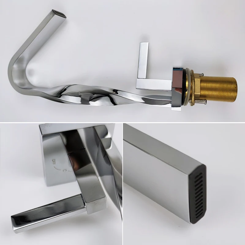 Bathroom Basin Sink Tall Faucet Hot and Cold