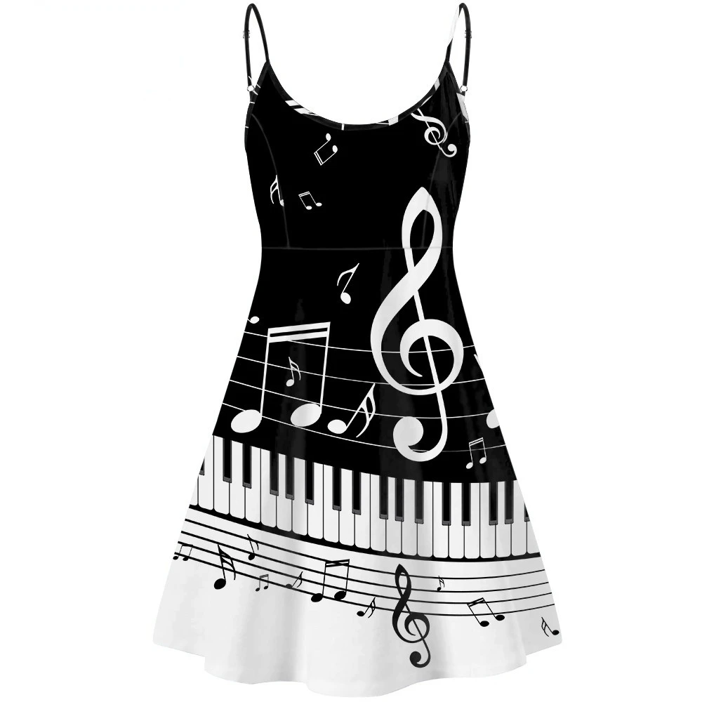 Dresses Music Notes Music Notes Woman Dress Women Dress Music Notes