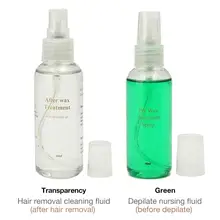 60 мл натуральная обработка воском здоровье удаление волос на теле спрей сыворотка гладкая жидкость воск для удаления волос опрыскиватель для женщин