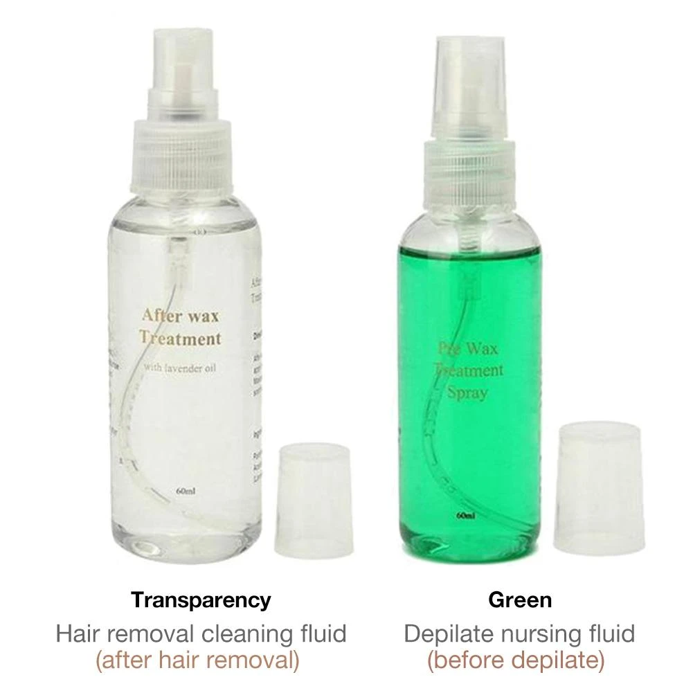 60ml Natural Pre & After Wax Treatment Health Body Hair Removal Spray