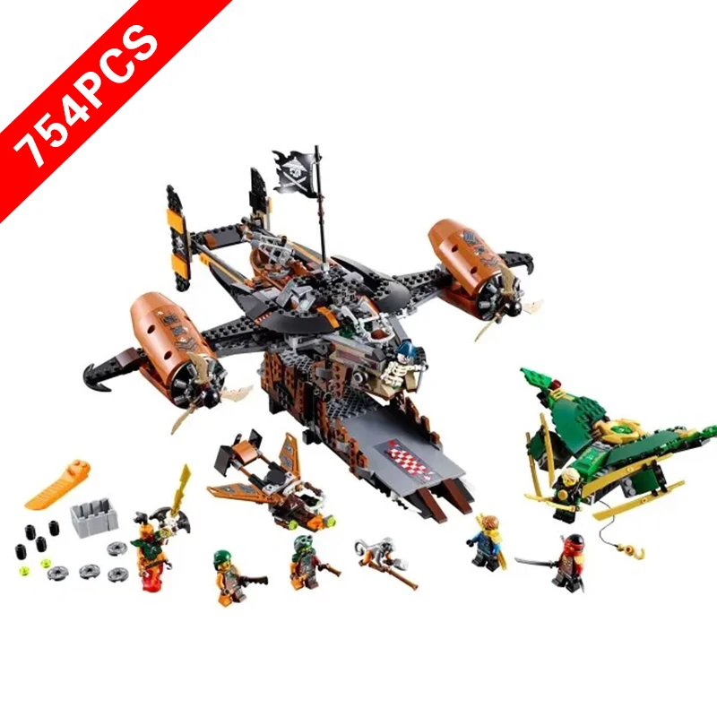 

New Ninjaing Series Toys Misfortune's Keep Compatible Legoingly Ninjaing 70605 Building Blocks Toys for Children Birthday Gift