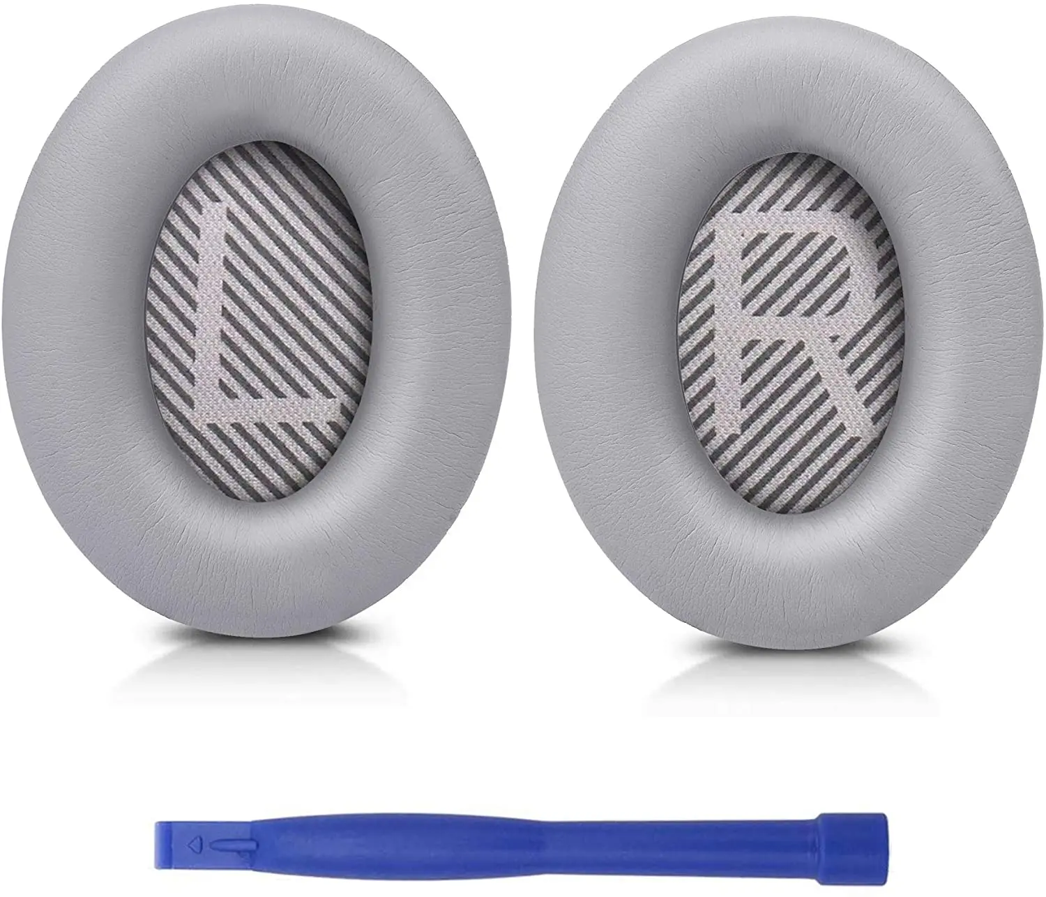 Earpads Compatible with Bose QuietComfort 35 Professional Replacement Ear Pads Cushions Silver Bose QC35 II and Quiet Comfort 35 II Bose QC35 Over-Ear Headphones 