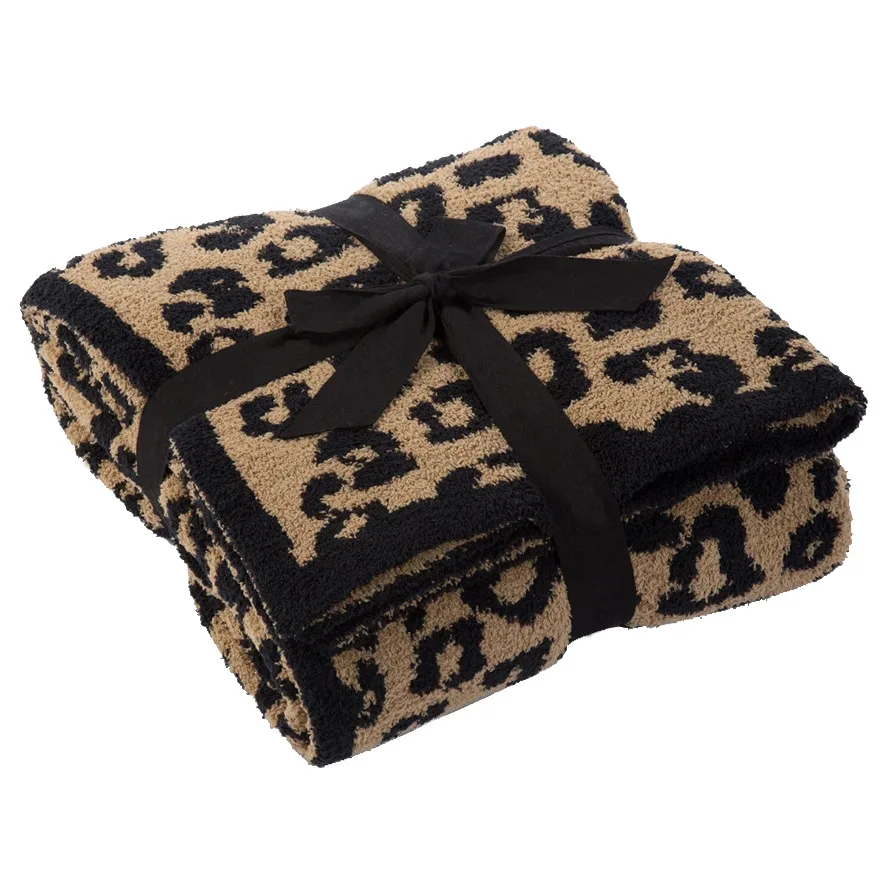 Leopard Print Fleece Blankets, High-grade Fleece Blankets and Sofa Blankets, Super Soft and Comfortable Lightweight Blanket-0
