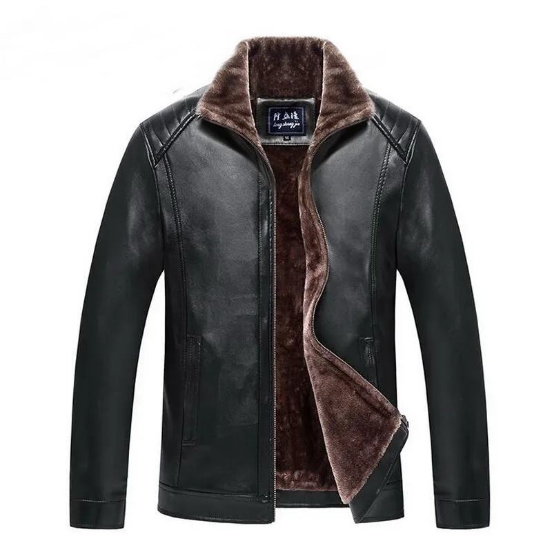 VXO, флисовые куртки, новинка, Осень-зима, мотоциклетная кожаная куртка, Мужская ветровка, Куртки из искусственной кожи, мужская верхняя одежда, теплое кожаное пальто