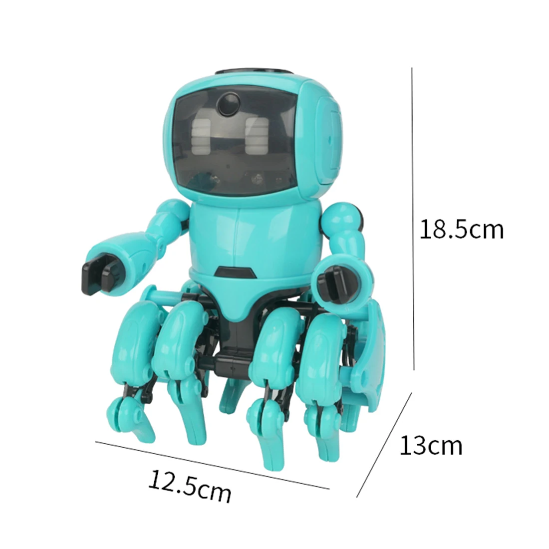 DIY Little Eight Robot Assembly Smart Follow Robot Infrared Obstacle Avoidance Gesture Sensing Toy Kids Birthdaty Gifts 2019