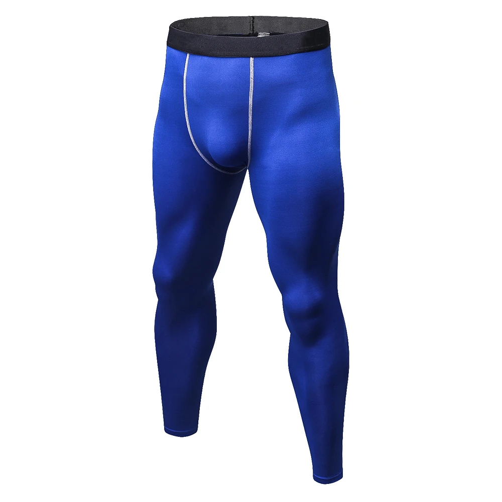 Blue-pants Motorcycle Men's Thermal Underwears sets Sport Quick drying Skiing Warm Base Layers Tight Long Tops& Pants Sportswear Underwear - Цвет: Blue-pants