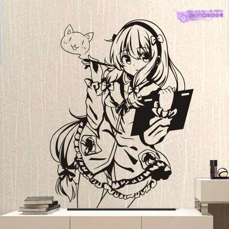 Eromanga Sensei Wall Decal TIzumi Sagiri Vinyl Wall Stickers Decal Decor Home Decoration Anime Car Sticker